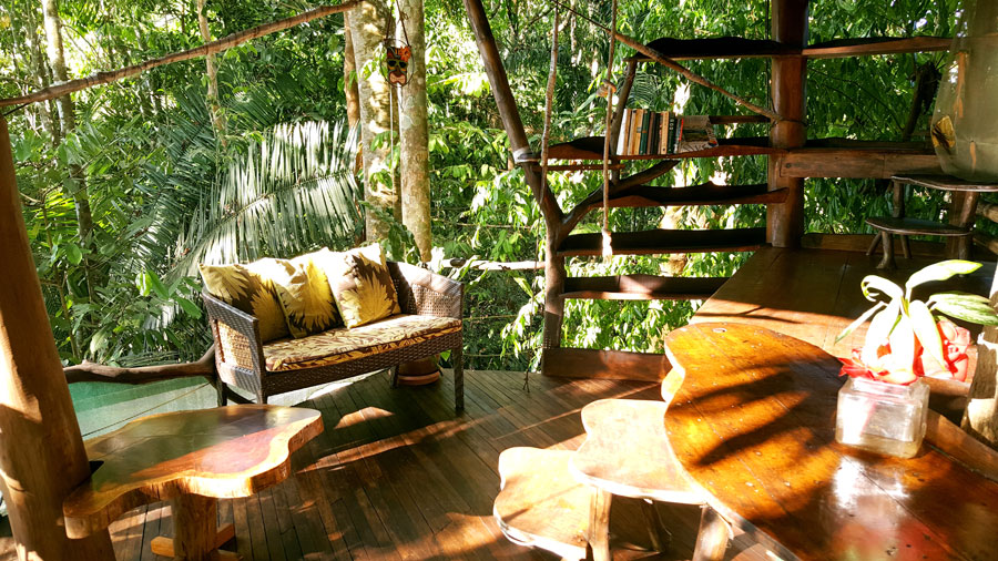 Ocean View lodging, costa rica tree house rentals
